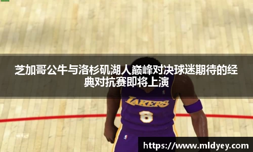 芝加哥公牛与洛杉矶湖人巅峰对决球迷期待的经典对抗赛即将上演